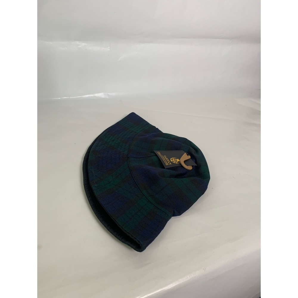 Tartan Traditions Bucket Hat Unisex One Size Black Watch Blue Green Plaid New - Picture 11 of 15